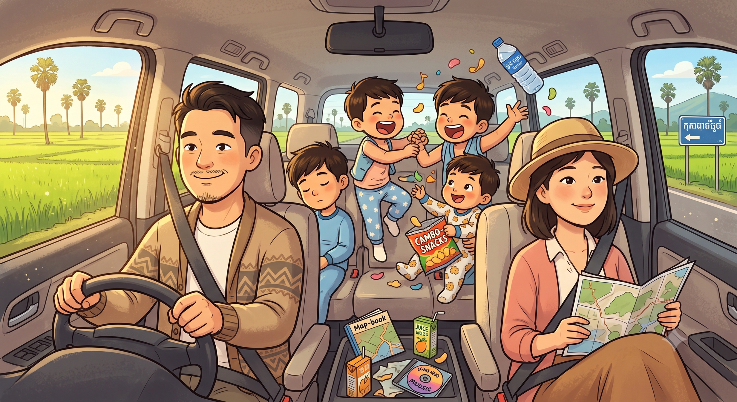 How We Survive Road Trips With 4 Kids (And Flights Too)