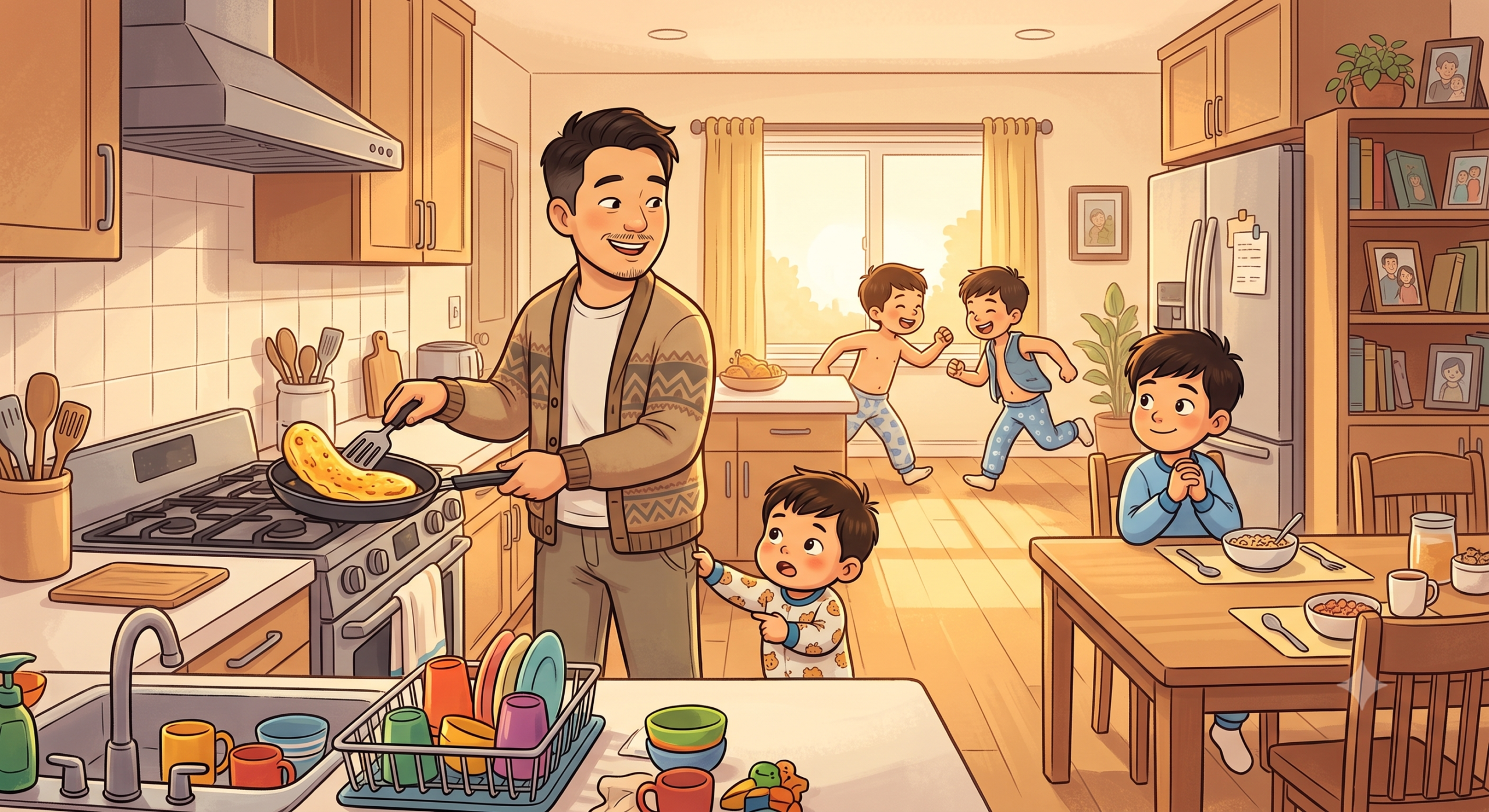 Our Realistic Daily Schedule With 4 Kids (What Actually Happens)