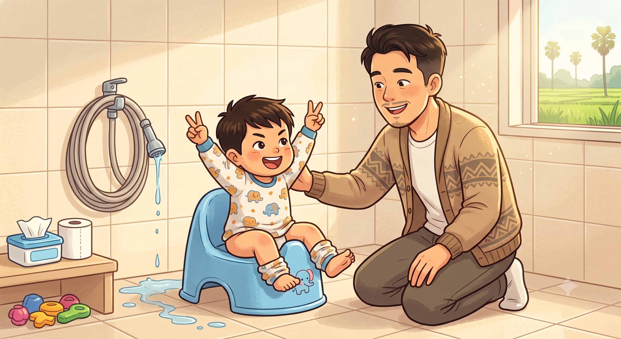 Potty Training a 2 Year Old: What My Fourth Kid Taught Me